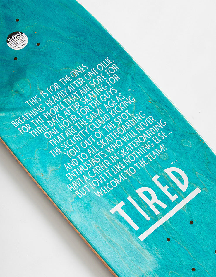 Tired Moto Sports Sigar Skateboard Deck - 9.25"