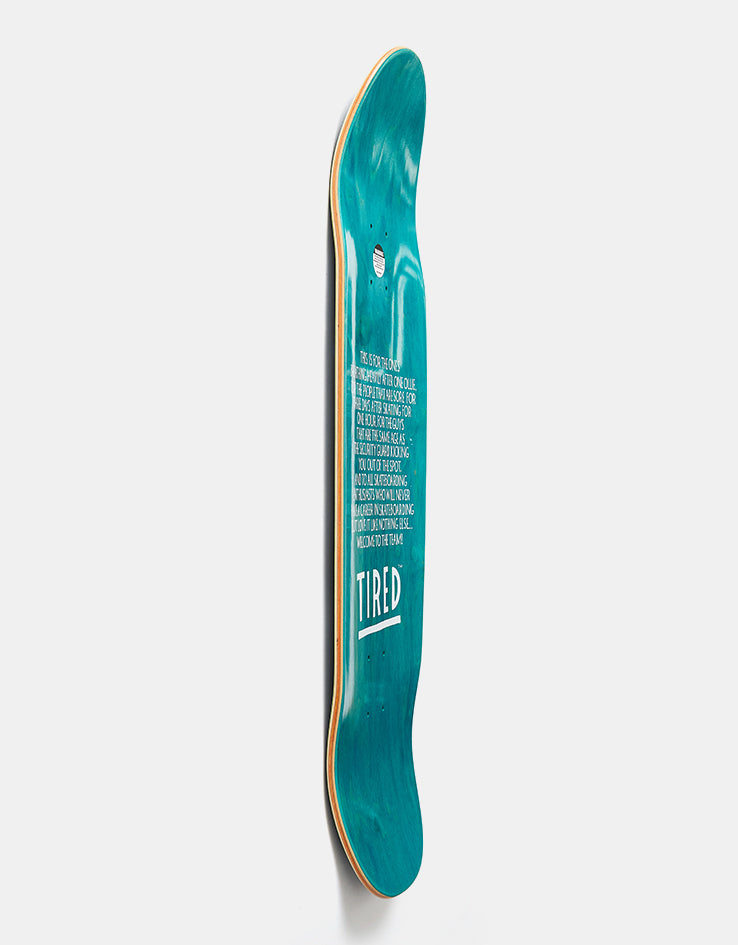 Tired Moto Sports Sigar Skateboard Deck - 9.25"