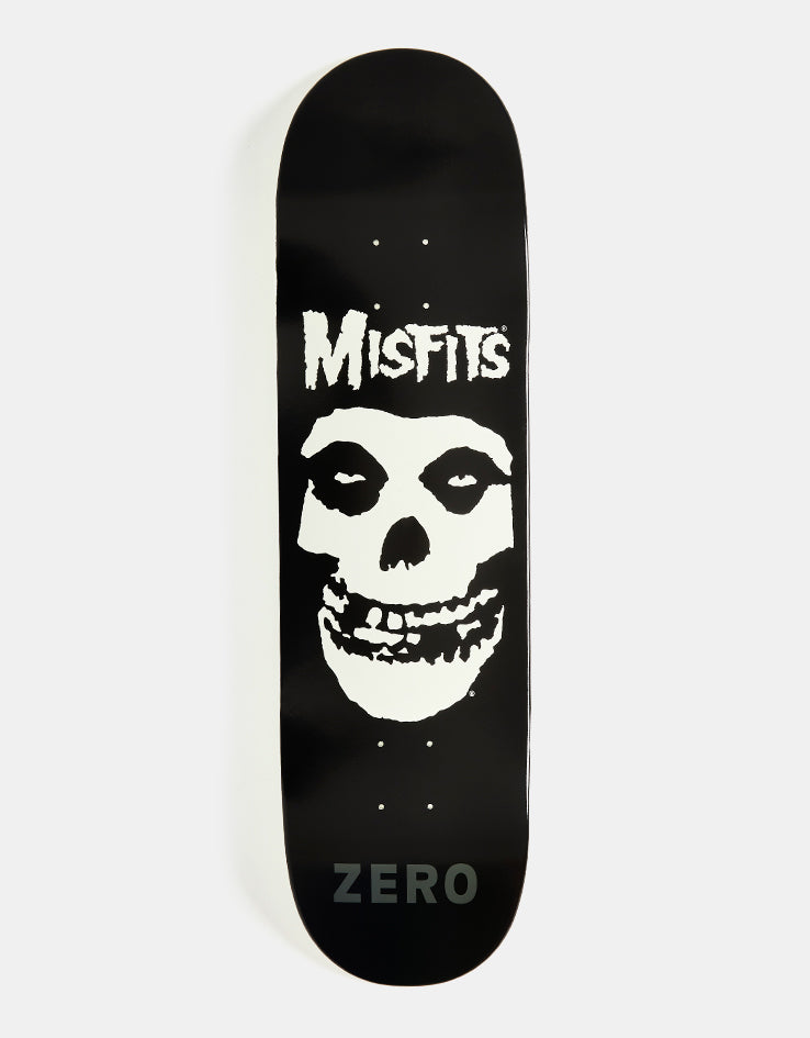Zero x Misfits Fiend Skull GITD Skateboard Deck - 8.5"