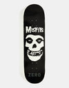 Zero x Misfits Fiend Skull GITD Skateboard Deck - 8.5"