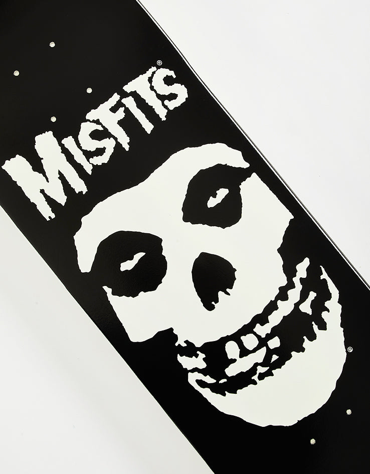 Zero x Misfits Fiend Skull GITD Skateboard Deck - 8.5"