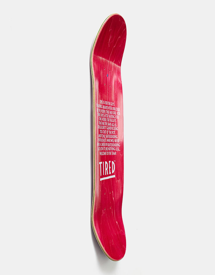 Tired Cherise Skateboard Deck - 8.75"