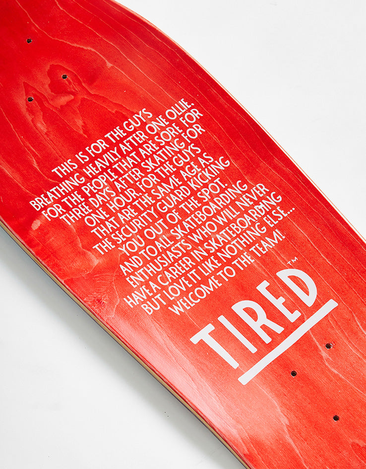 Tired Family Business 1989  Skateboard Deck - 10"