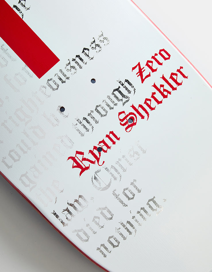 Zero Sheckler Cross Skateboard Deck - 8.5"