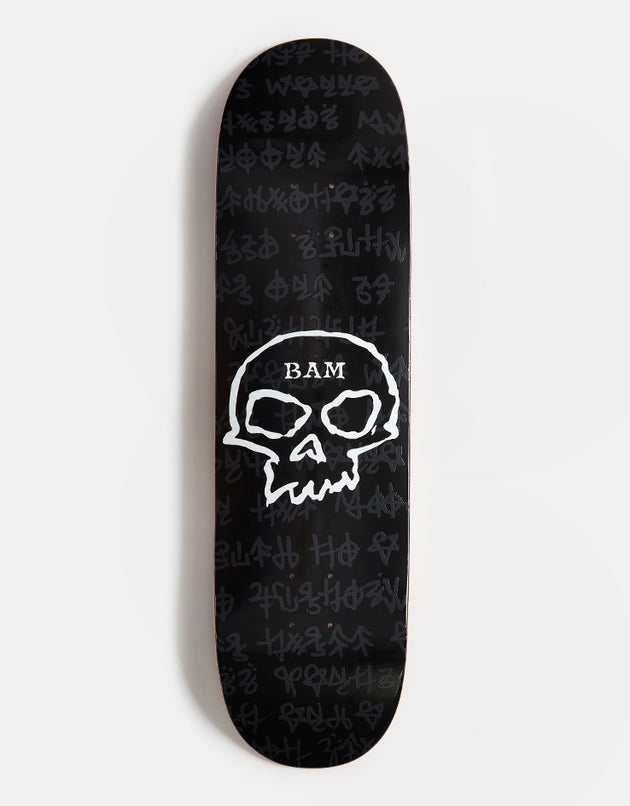 Zero Bam Strigoi Skull Skateboard Deck - 8.5"