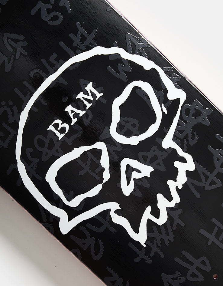 Zero Bam Strigoi Skull Skateboard Deck - 8.5"