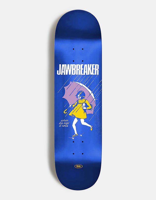 Real Jawbreaker Blue Foil Skateboard Deck - 8.38"