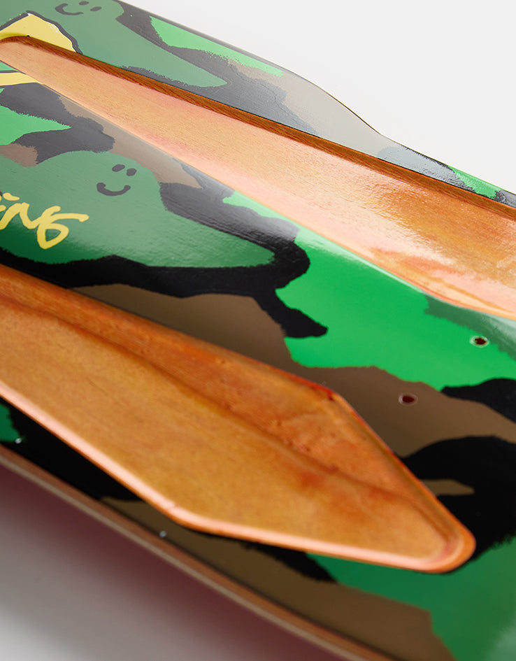 Krooked Kamo Diamond Quade Skateboard Deck - 10.75"