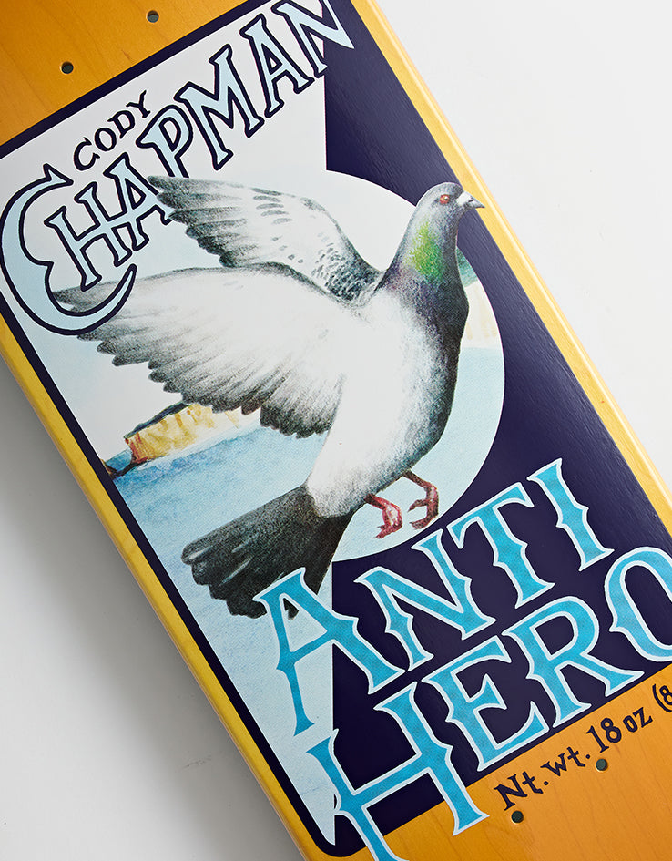Anti Hero Chapman Homers Skateboard Deck - 8.32"