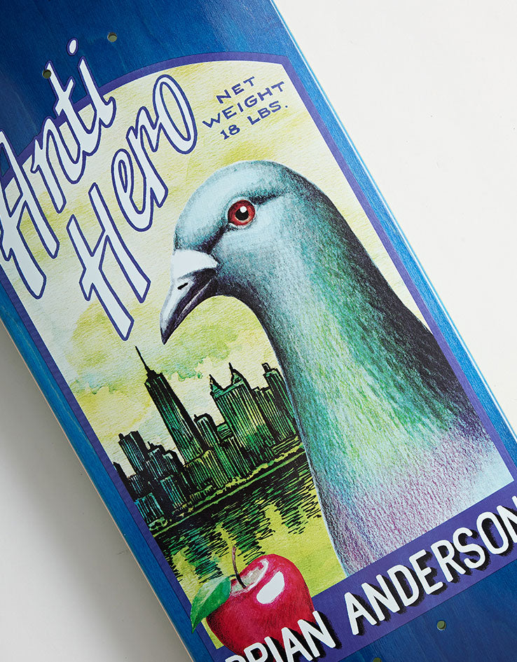 Anti Hero B.A. Homers Skateboard Deck - 8.62"