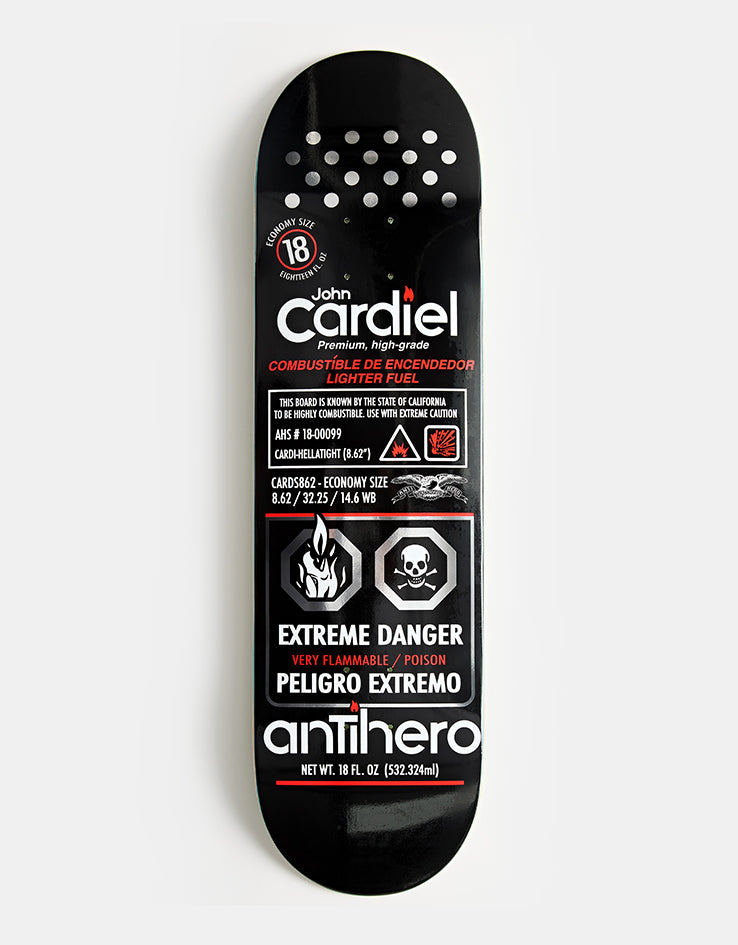 Anti Hero Cardiel Fueled Up Skateboard Deck - 8.62"