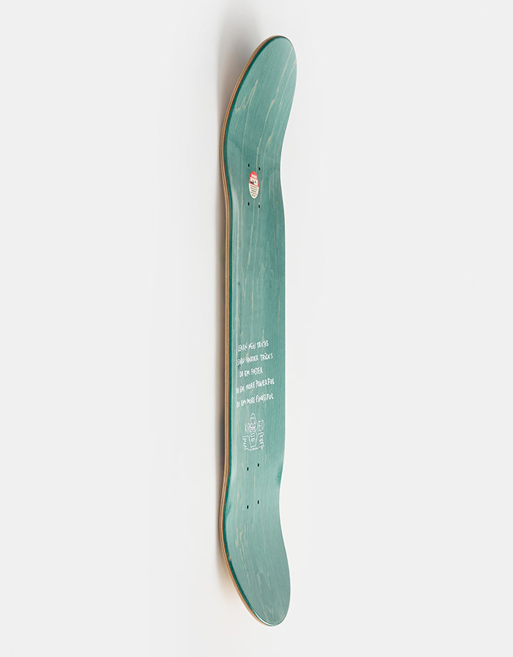 Krooked Narvaez F Off Skateboard Deck - 8.38"
