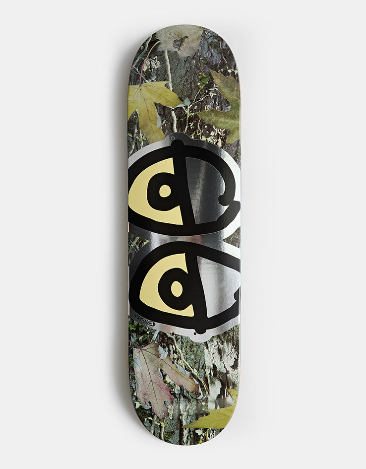 Krooked Eyes Camo Skateboard Deck - 8.5"