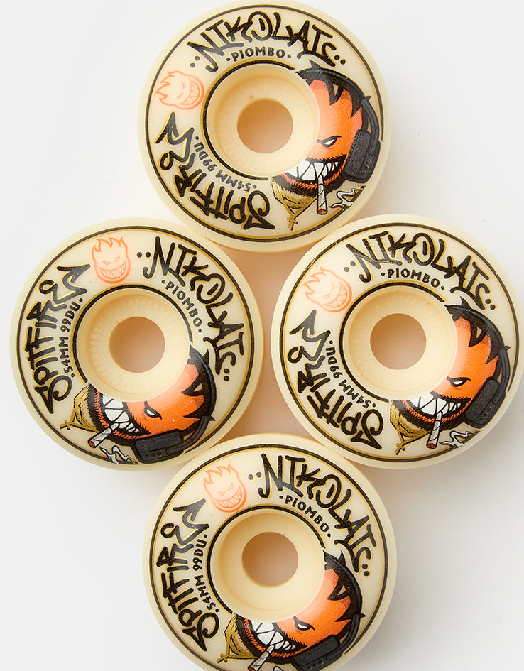 Spitfire Nikolai Pro Edition Formula Four Classic 99d Skateboard Wheels