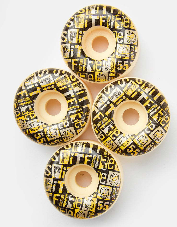 Spitfire Ransom Formula Four Radial 99d Skateboard Wheels - 55mm