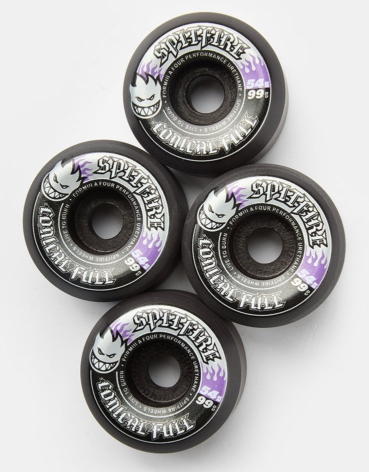 Spitfire Color Pack Formula Four Conical Full 99d Skateboard Wheels - 54mm