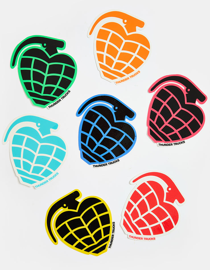 Thunder Grenade Diecut Medium Sticker
