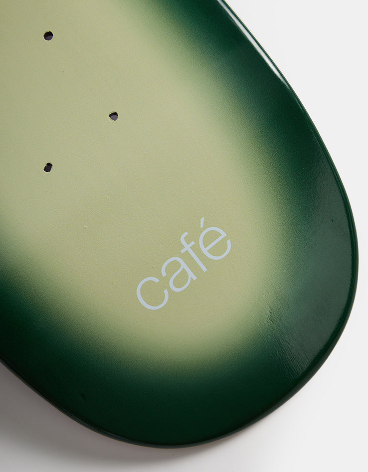 Skateboard Cafe Fade Green Skateboard Deck