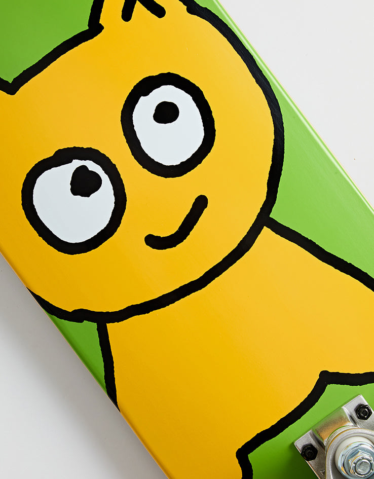 Meow Big Cat Green Complete Skateboard - 8"