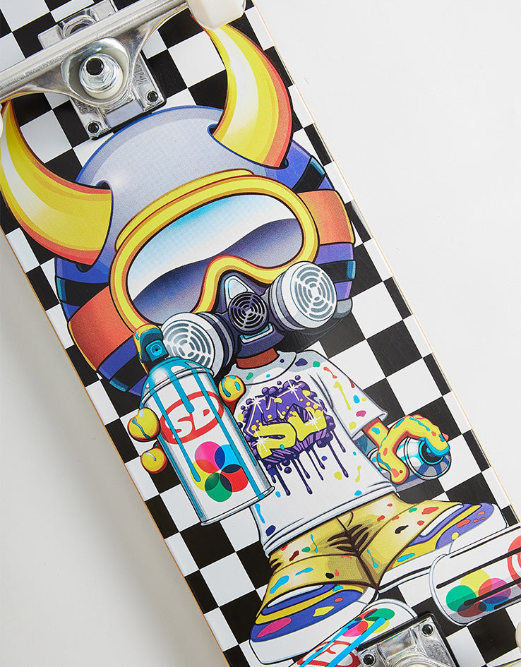 Speed Demons Tagger Checks Complete Skateboard - 8.25"