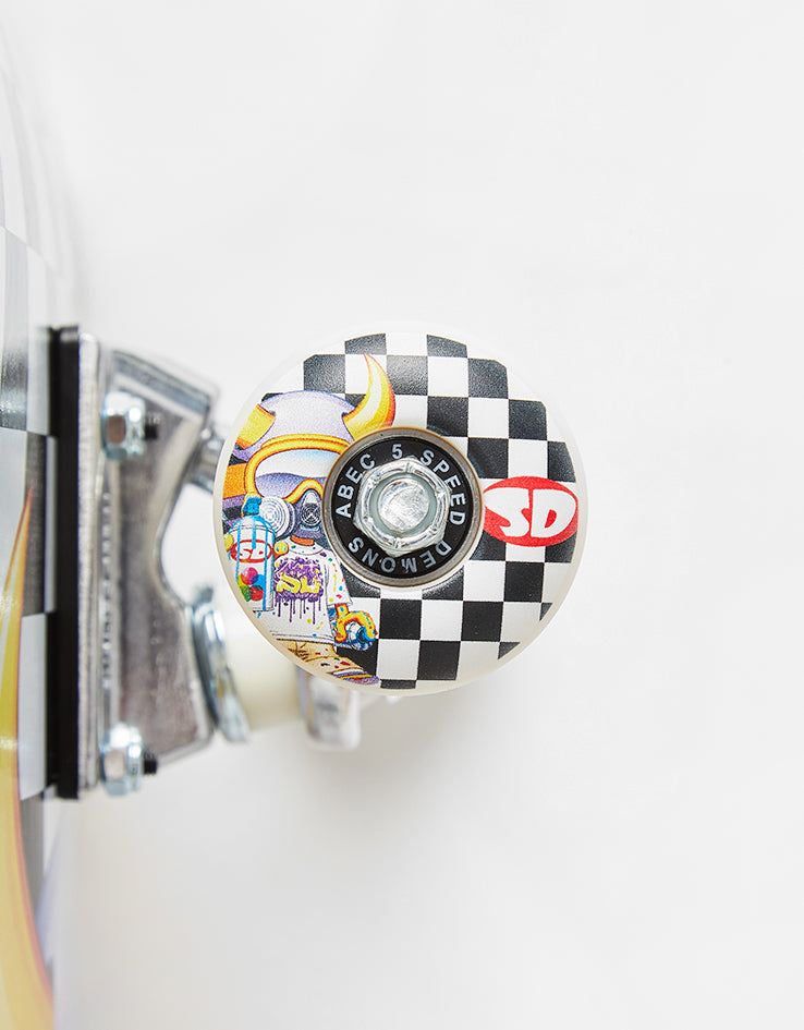 Speed Demons Tagger Checks Complete Skateboard - 8.25"