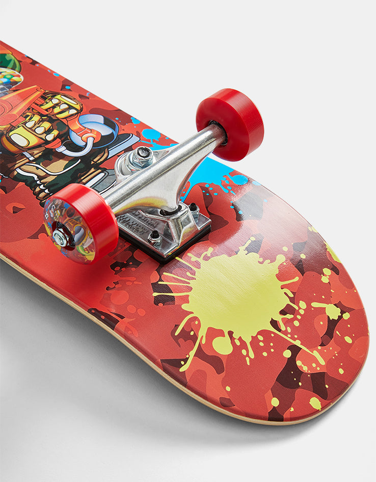 Speed Demons Paintballer Camo 'SOFT TOP' Complete Skateboard - 7.5"