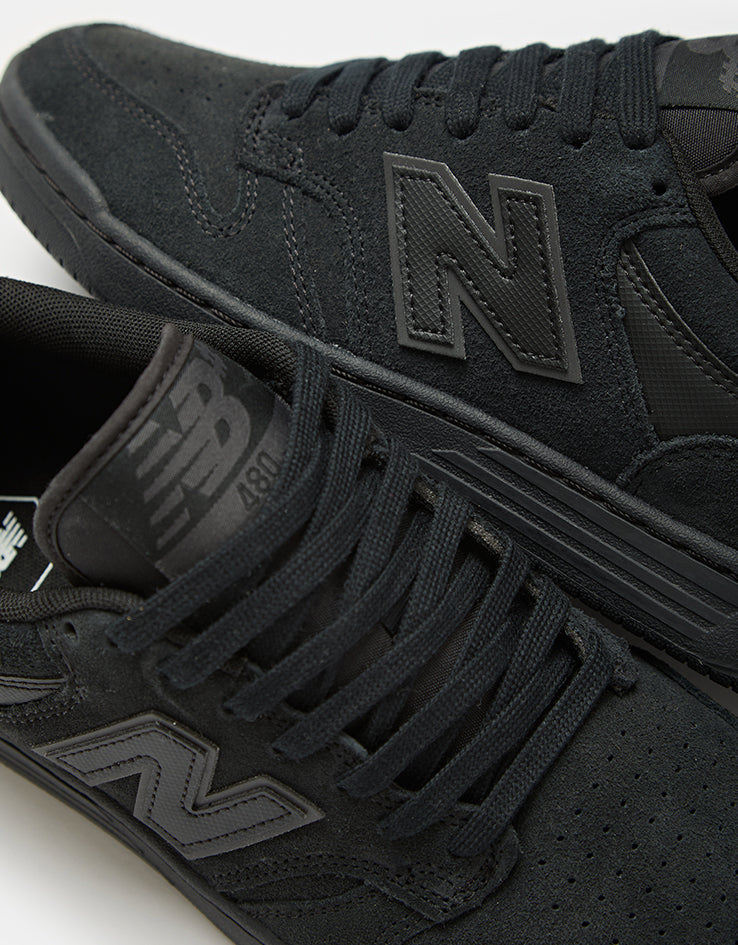 New Balance Numeric 480 WIDE FIT Skate Shoes - Black/Black