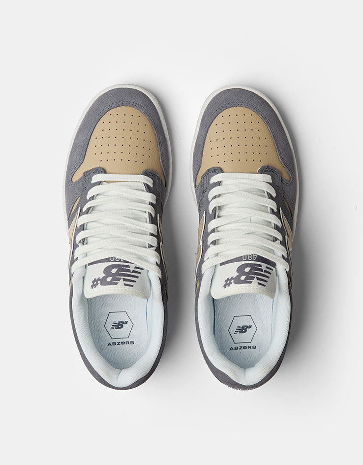 New Balance Numeric 480 WIDE FIT Skate Shoes - Meteorite/Tan