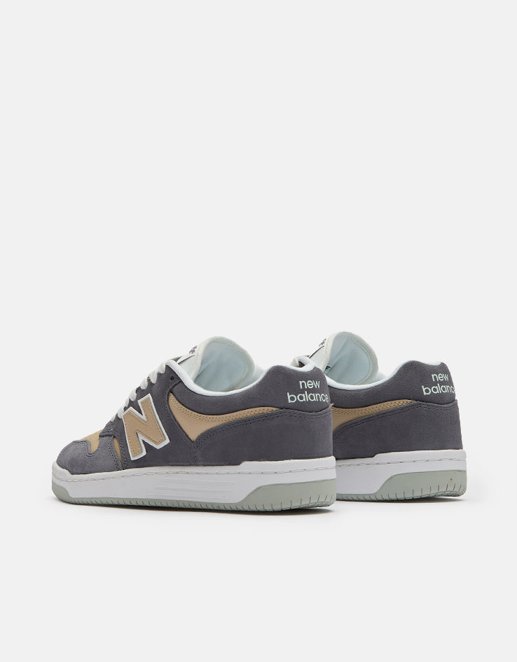 New Balance Numeric 480 WIDE FIT Skate Shoes - Meteorite/Tan