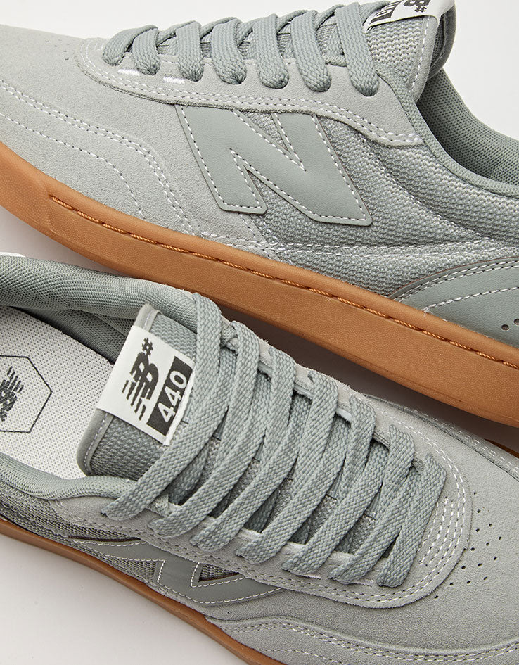 New Balance Numeric 440 WIDE FIT Skate Shoes - Grey/Gum
