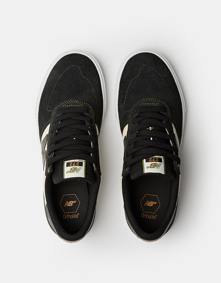 New Balance Numeric 272 WIDE FIT Skate Shoes - Black/Sea Salt