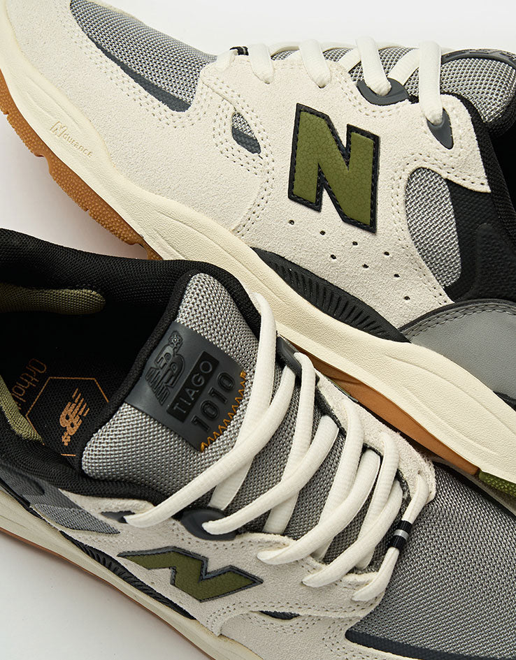 New Balance Numeric 1010 Tiago Lemos Skate Shoes - Sea Salt/Olive