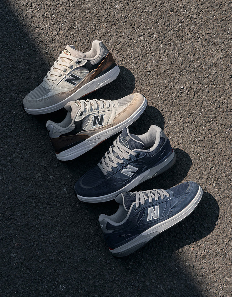 New Balance Numeric 933 Andrew Reynolds Skate Shoes - Sea Salt/Brown