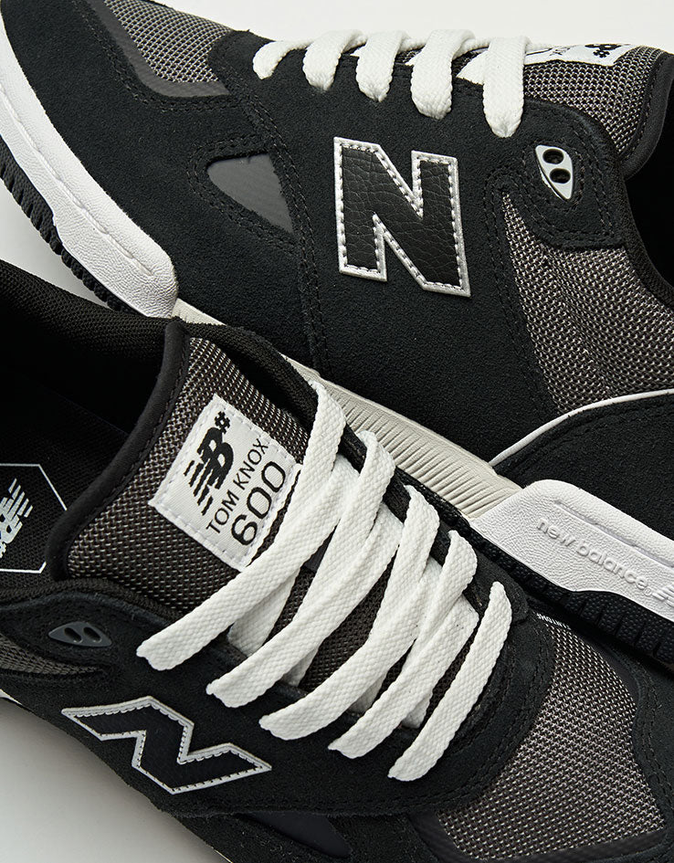 New Balance Numeric 600 Tom Knox Skate Shoes - Black/Grey