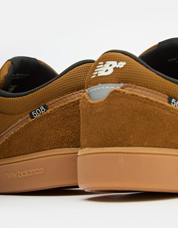 New Balance Numeric 508 Brandon Westgate Skate Shoes - Brown/Gum