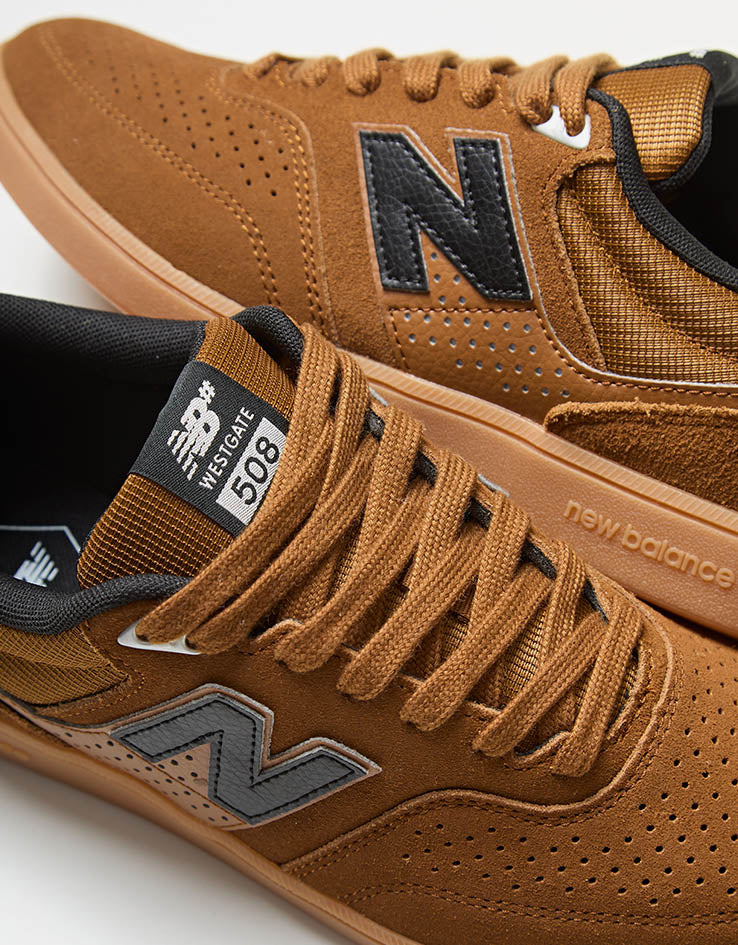 New Balance Numeric 508 Brandon Westgate Skate Shoes - Brown/Gum