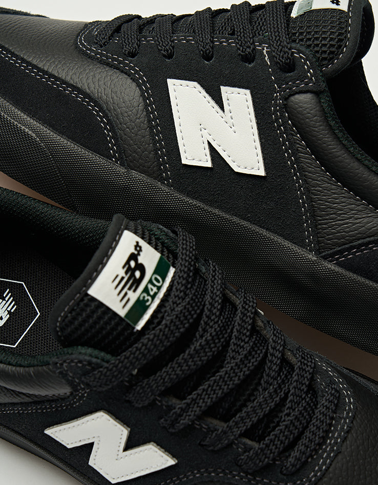 New Balance Numeric 340 Skate Shoes - Black/Black
