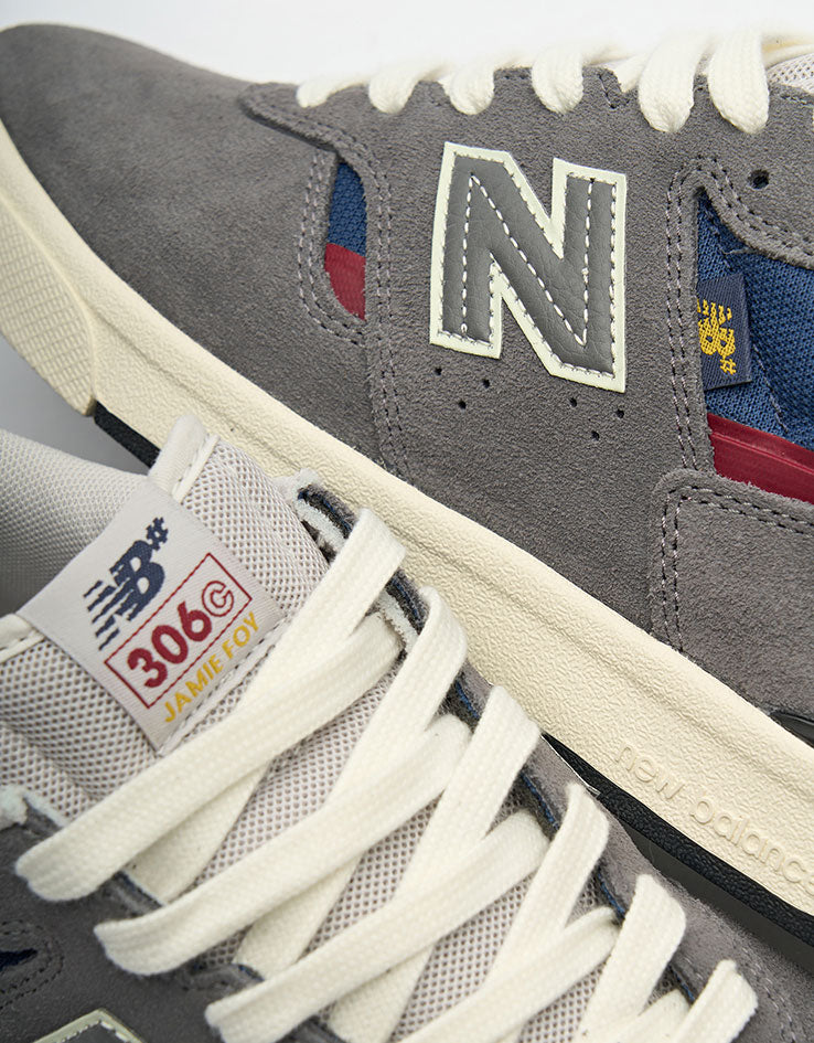 New Balance Numeric 306C Jamie Foy Skate Shoes - Grey/Navy
