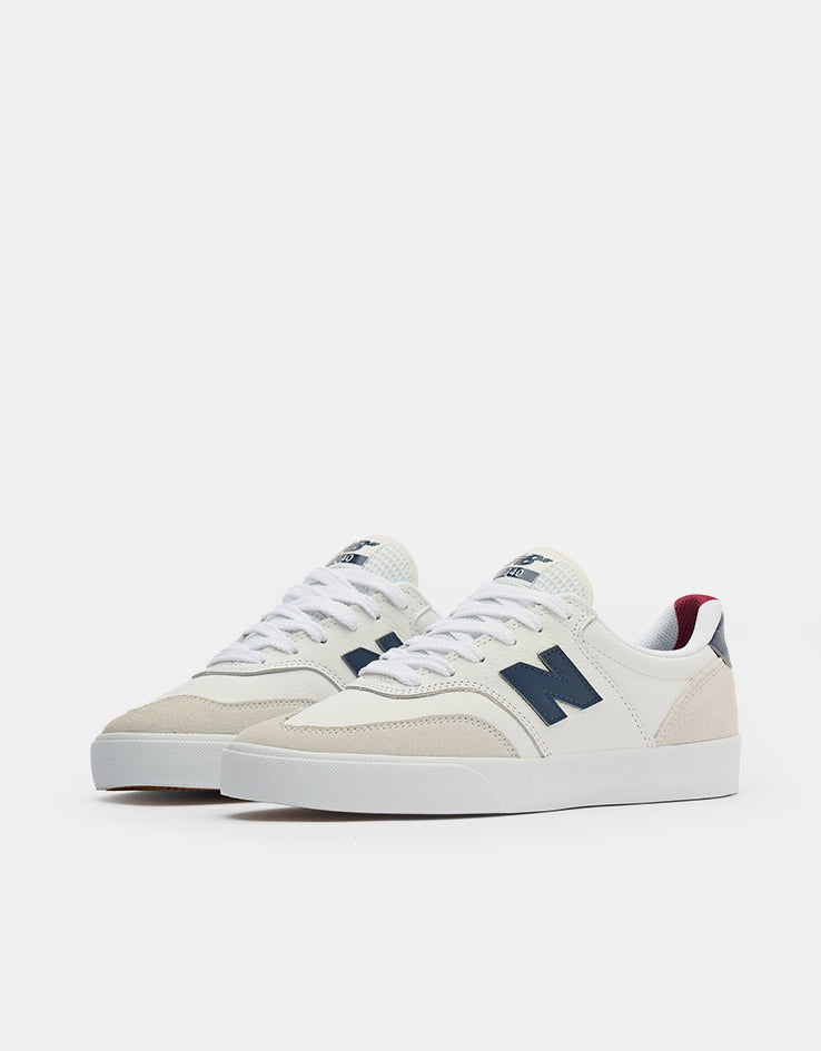 New Balance Numeric 340 Skate Shoes - White/Navy