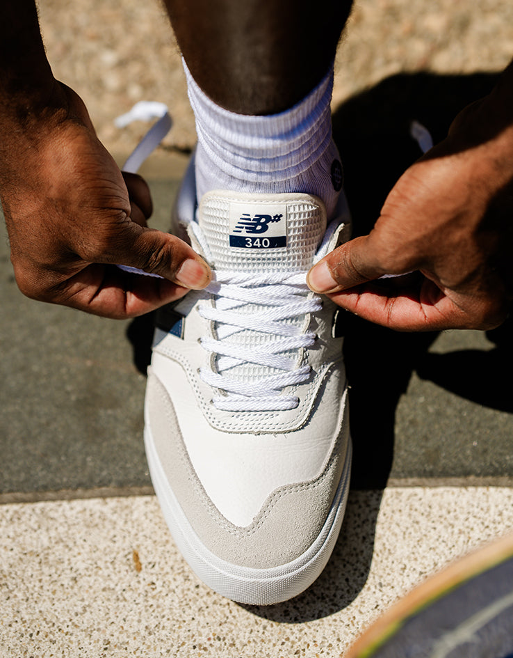 New Balance Numeric 340 Skate Shoes - White/Navy