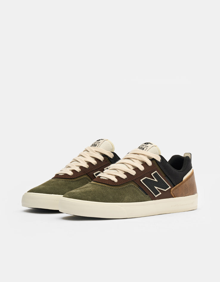New Balance Numeric 306 Jamie Foy Skate Shoes - Brown/Olive