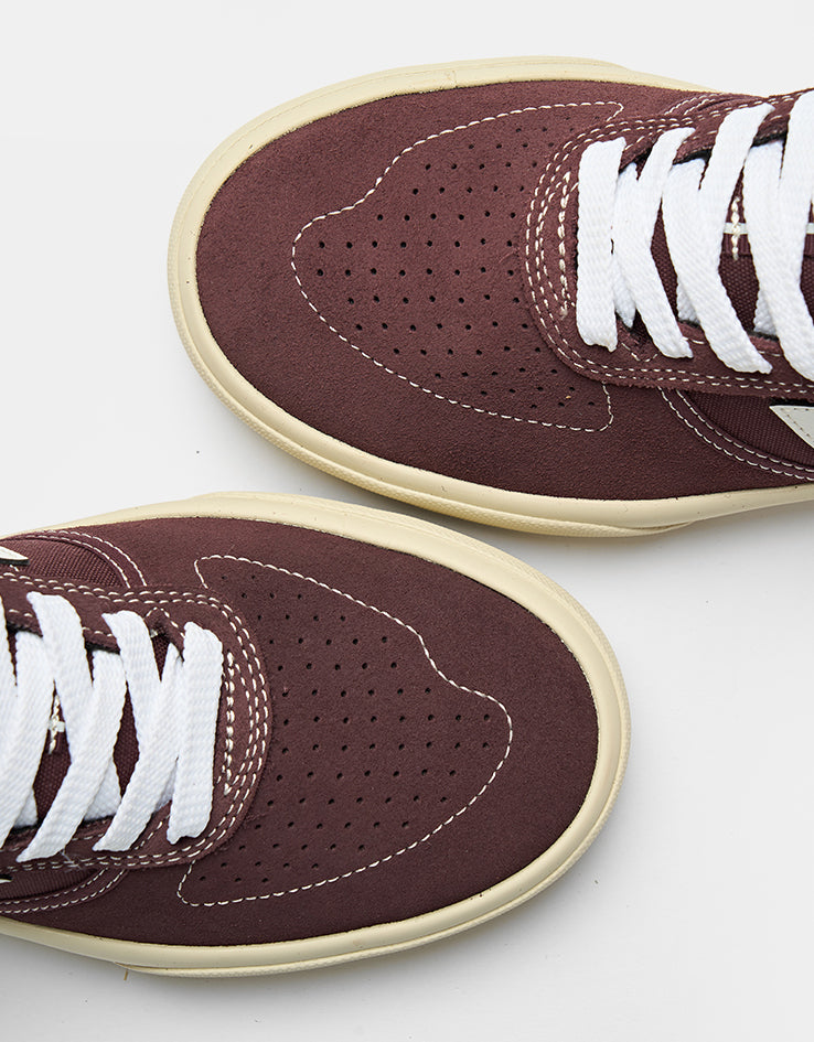 New Balance Numeric 272 Skate Shoes - Burgundy/White