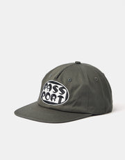 Pass Port Round Logo Workers Cap - Seaweed Green