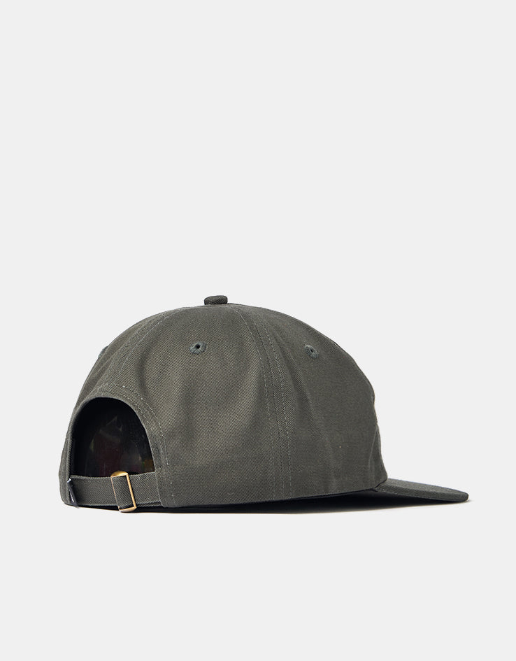 Pass Port Round Logo Workers Cap - Seaweed Green