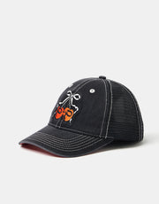 Pass Port Cherries Leagues Trucker Cap - Black