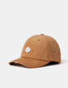 Magenta Bossed Cord 6 Panel Cap - Baseline Beige