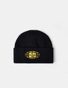 Magenta Shaolin Beanie - Black