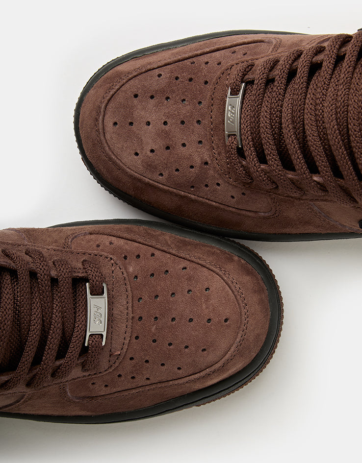 Nike SB Air Force 1 Skate Shoes - Lt Chocolate/Black-Lt Chocolate