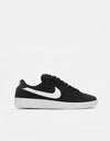 Nike SB Zoom Tennis Classic Skate Shoes - Black/White-White