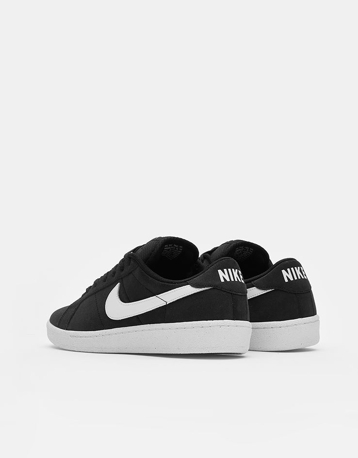 Nike SB Zoom Tennis Classic Skate Shoes - Black/White-White